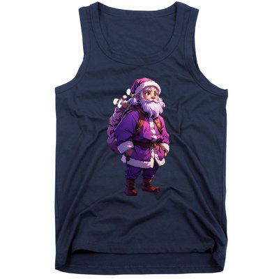 Santa Claus And Happy New Year Tank Top