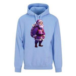 Santa Claus And Happy New Year Unisex Surf Hoodie