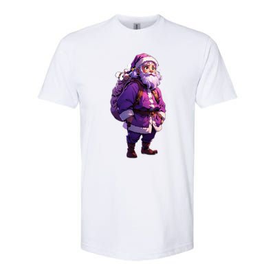 Santa Claus And Happy New Year Softstyle CVC T-Shirt