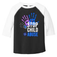 Stop Child Abuse Child Abuse Prevention Awareness Toddler Fine Jersey T-Shirt