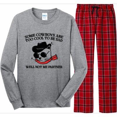 Some Cowboys Are Too Cool To Be Sad Long Sleeve Pajama Set