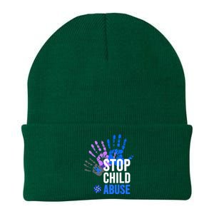 Stop Child Abuse Child Abuse Stop Child Abuse Knit Cap Winter Beanie