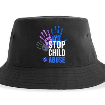 Stop Child Abuse Child Abuse Stop Child Abuse Sustainable Bucket Hat