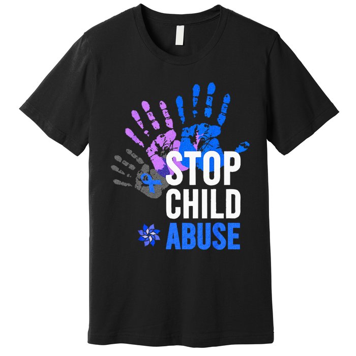 Stop Child Abuse Child Abuse Stop Child Abuse Premium T-Shirt