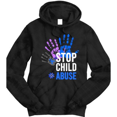 Stop Child Abuse Child Abuse Stop Child Abuse Tie Dye Hoodie