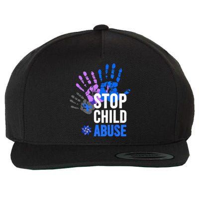 Stop Child Abuse Child Abuse Stop Child Abuse Wool Snapback Cap