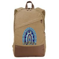 Stop Child Abuse Prevention Awareness Month Cotton Canvas Backpack