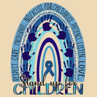 Stop Child Abuse Prevention Awareness Month Zip Tote Bag