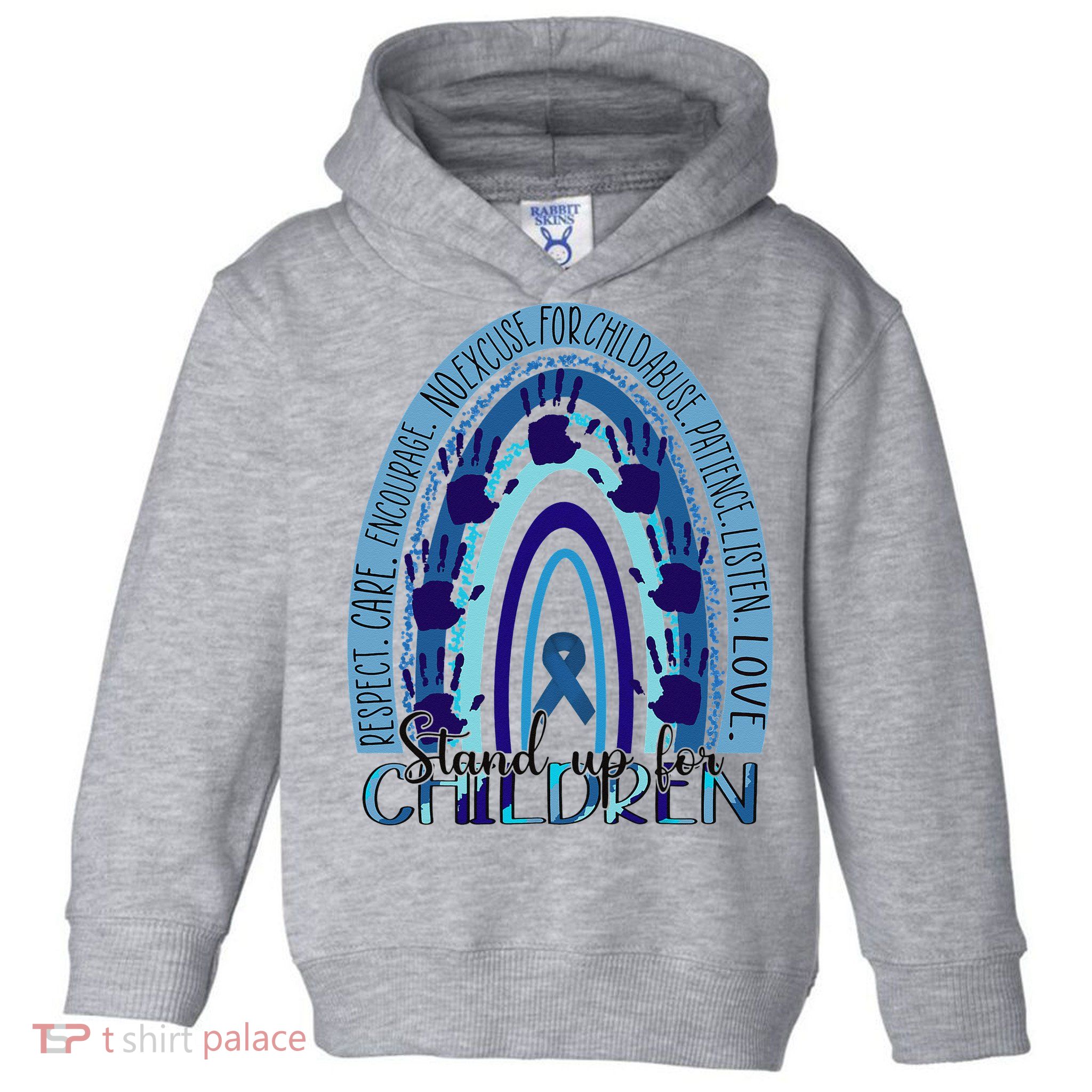 Stop Child Abuse Prevention Awareness Month Toddler Hoodie