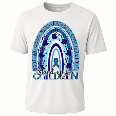 Stop Child Abuse Prevention Awareness Month Performance Shirt