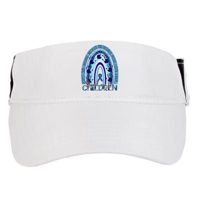 Stop Child Abuse Prevention Awareness Month Adult Drive Performance Visor