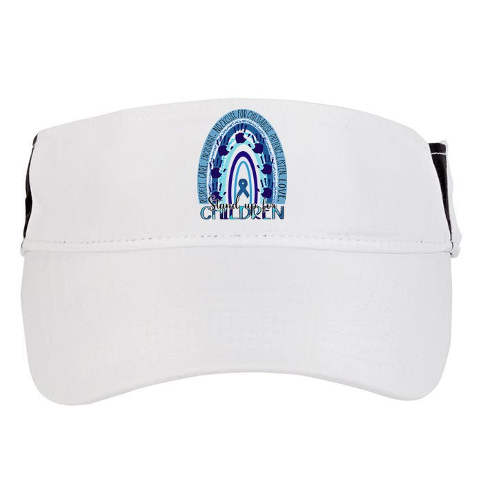 Stop Child Abuse Prevention Awareness Month Adult Drive Performance Visor