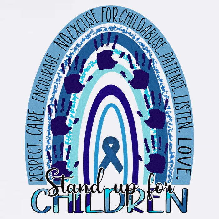 Stop Child Abuse Prevention Awareness Month Adult Drive Performance Visor
