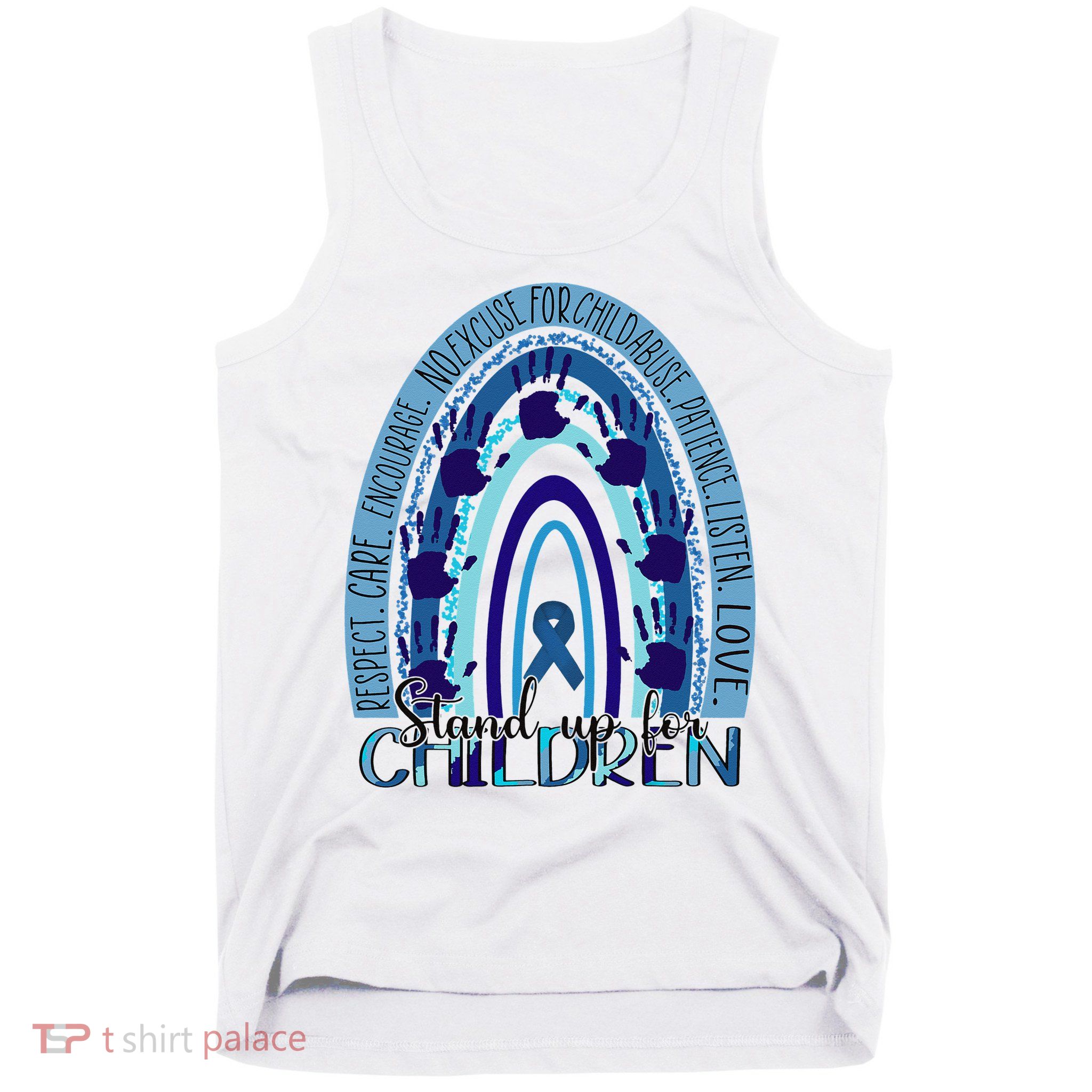Stop Child Abuse Prevention Awareness Month Tank Top