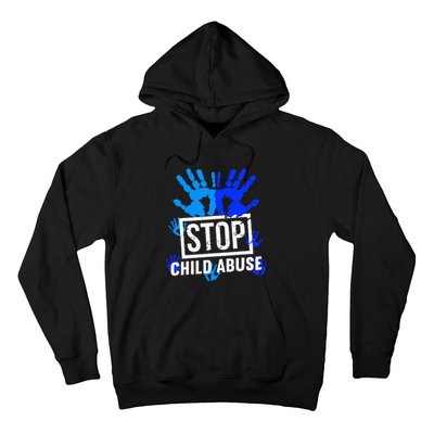 Stop Child Abuse Child Abuse Prevention Awareness Hoodie