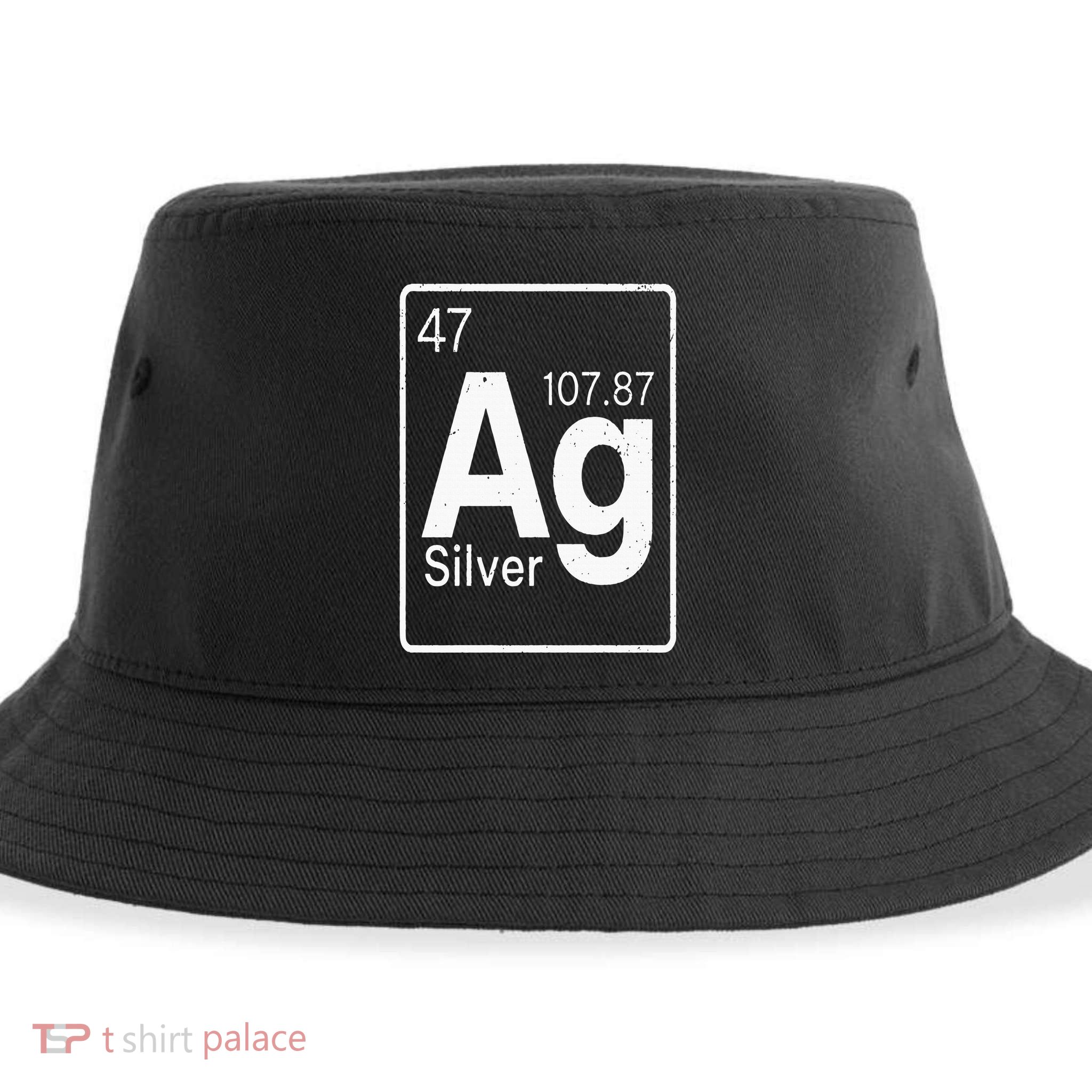 Silver Chemical Ag Symbol Periodic Table of Elements Present Sustainable Bucket Hat