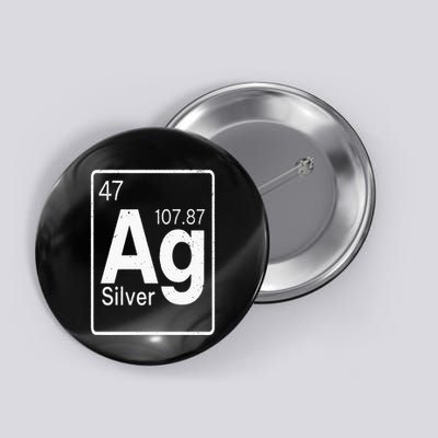 Silver Chemical Ag Symbol Periodic Table of Elements Present Button
