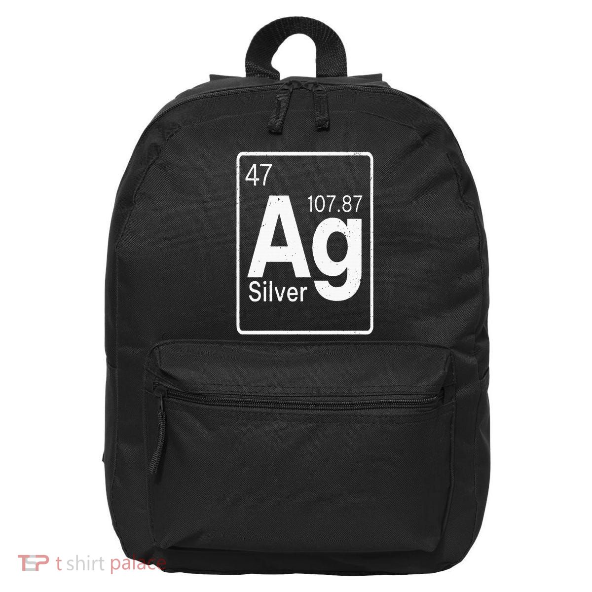 Silver Chemical Ag Symbol Periodic Table of Elements Present 16 in Basic Backpack