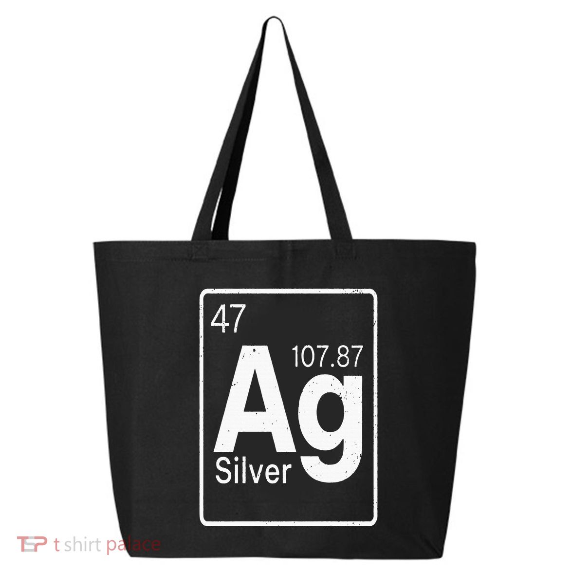 Silver Chemical Ag Symbol Periodic Table of Elements Present 25L Jumbo Tote