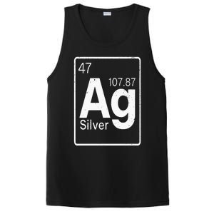 Silver Chemical Ag Symbol Periodic Table of Elements Present PosiCharge Competitor Tank