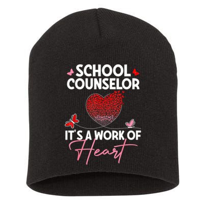 School Counselor Appreciation Gifts Valentine's Day School Short Acrylic Beanie