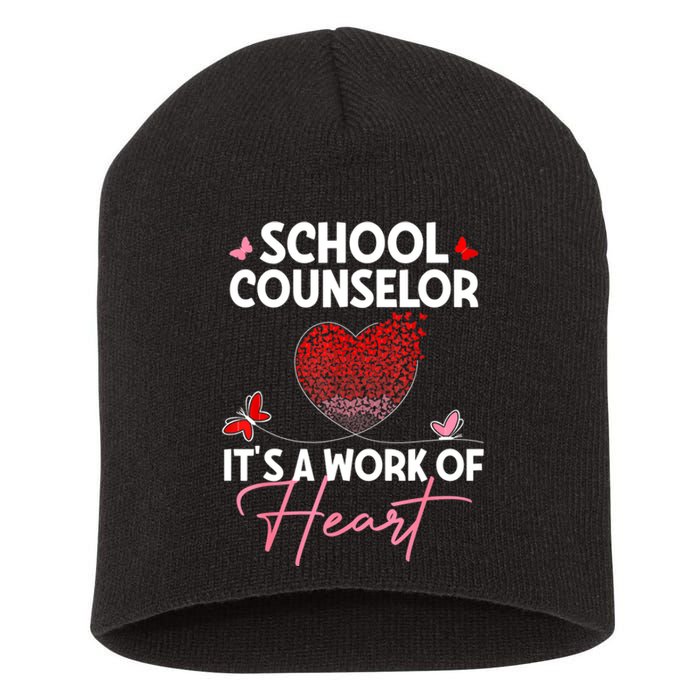 School Counselor Appreciation Gifts Valentine's Day School Short Acrylic Beanie