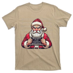 Santa Claus Arrested Speed Limit Booked For Sleigh Speeding T-Shirt