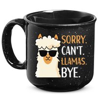 Sorry Can't Alpacas Bye LLama Apparel 15oz Campfire Ceramic Mug