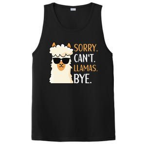 Sorry Can't Alpacas Bye LLama Apparel PosiCharge Competitor Tank