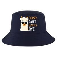 Sorry Can't Alpacas Bye LLama Apparel Cool Comfort Performance Bucket Hat