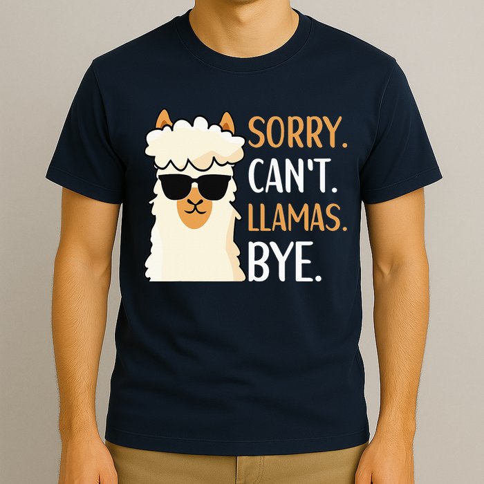 Sorry Can't Alpacas Bye LLama Apparel T-Shirt