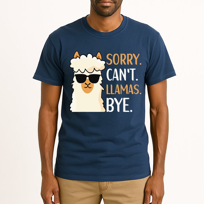 Sorry Can't Alpacas Bye LLama Apparel Tall T-Shirt