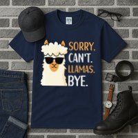 Sorry Can't Alpacas Bye LLama Apparel Tall T-Shirt