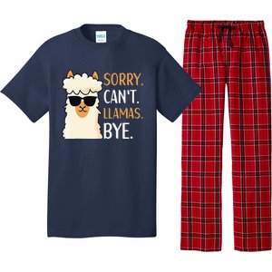 Sorry Can't Alpacas Bye LLama Apparel Pajama Set