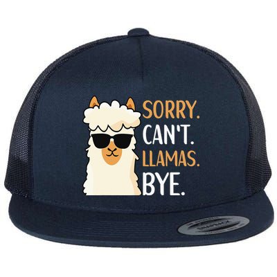 Sorry Can't Alpacas Bye LLama Apparel Flatbill Hat