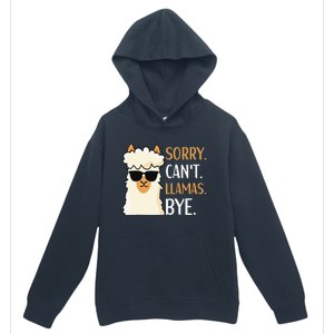 Sorry Can't Alpacas Bye LLama Apparel Urban Pullover Hoodie