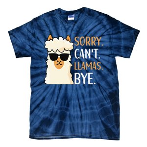 Sorry Can't Alpacas Bye LLama Apparel Tie-Dye T-Shirt