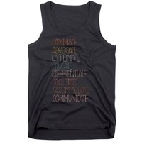 Sped Caffeinate Advocate Laminate Educate Teacher Autism Day Tank Top