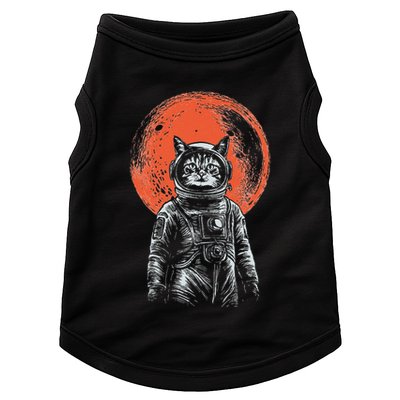 Space Cat Astronaut Cat Good Luck Cat Vintage Doggie Tank