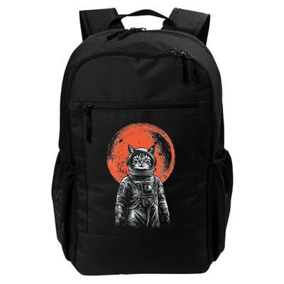 Space Cat Astronaut Cat Good Luck Cat Vintage Backpack