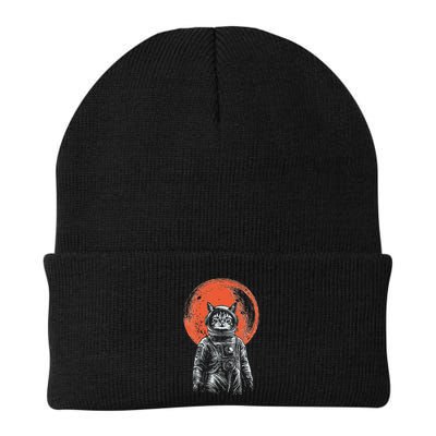 Space Cat Astronaut Cat Good Luck Cat Vintage Beanie