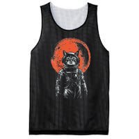 Space Cat Astronaut Cat Good Luck Cat Vintage Mesh Reversible Basketball Jersey Tank