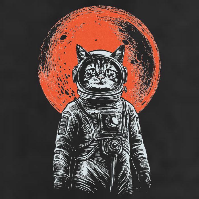 Space Cat Astronaut Cat Good Luck Cat Vintage Golf Towel