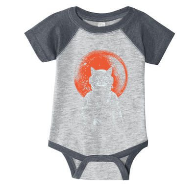 Space Cat Astronaut Cat Good Luck Cat Vintage Infant Baby Jersey Bodysuit