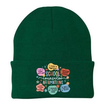 School Counselor Affirmations School Counseling Knit Cap Winter Beanie