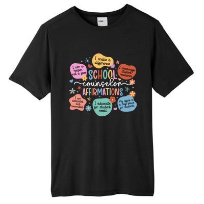 School Counselor Affirmations School Counseling Tall Fusion ChromaSoft Performance T-Shirt