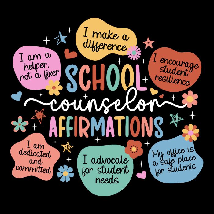 School Counselor Affirmations School Counseling 16 in Basic Backpack
