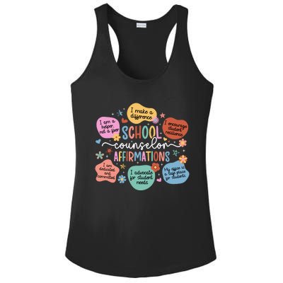 School Counselor Affirmations School Counseling Ladies PosiCharge Competitor Racerback Tank