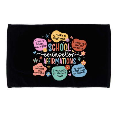 School Counselor Affirmations School Counseling Microfiber Hand Towel