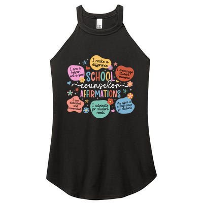 School Counselor Affirmations School Counseling Women's Perfect Tri Rocker Tank